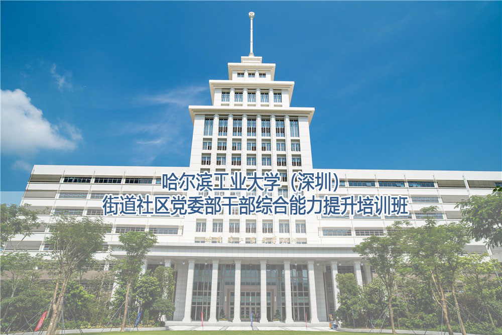 哈尔滨工业大学（深圳）-街道社区党委部干部综合能力提升培训班